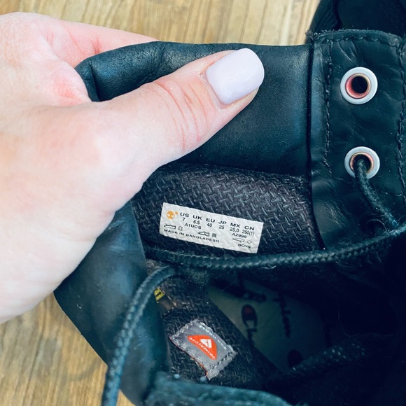 TIMBERLAND x CHAMPION boots Size 7 US - RARE - Picture 6 of 6